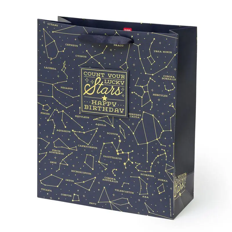 Saco De Presente Grande "Stars" - Legami