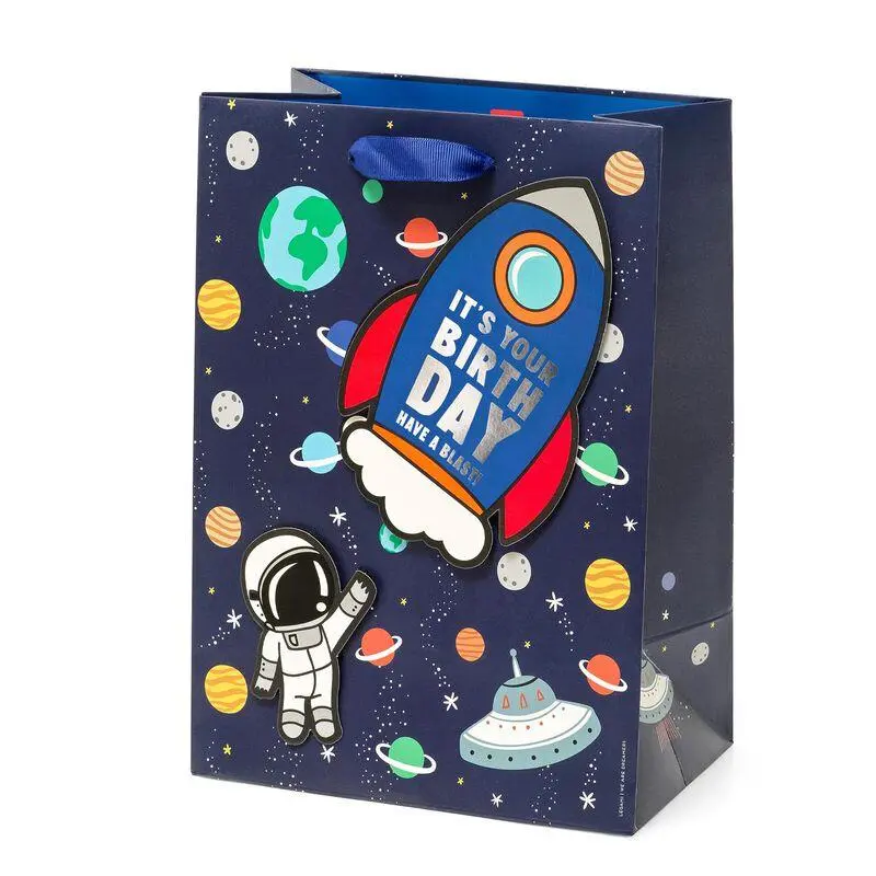 Saco De Presente Médio "Space" - Legami