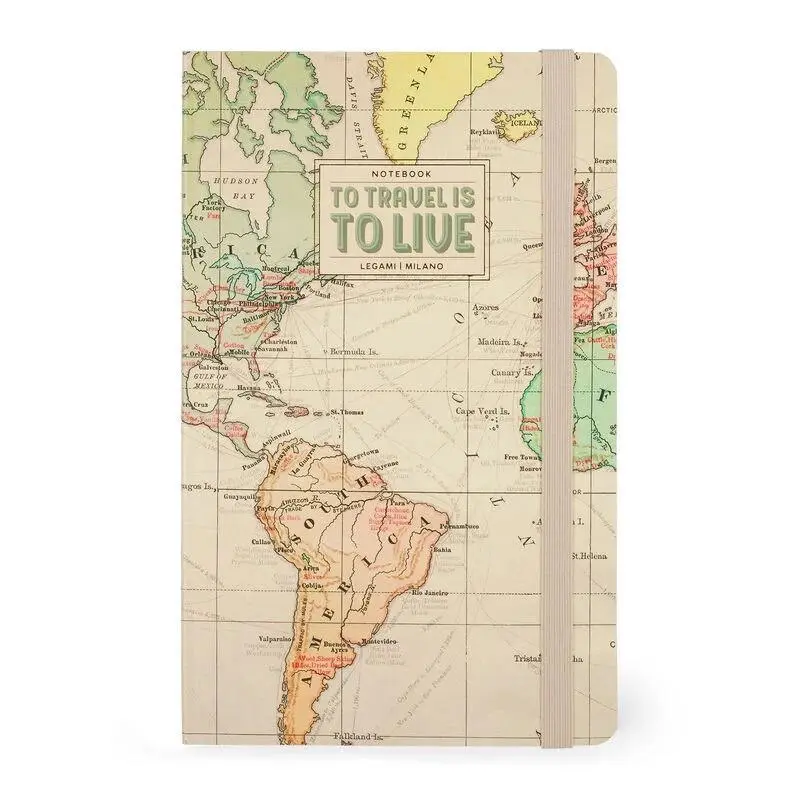 Legami - Caderno A5 Travel (To Travel is To Live)