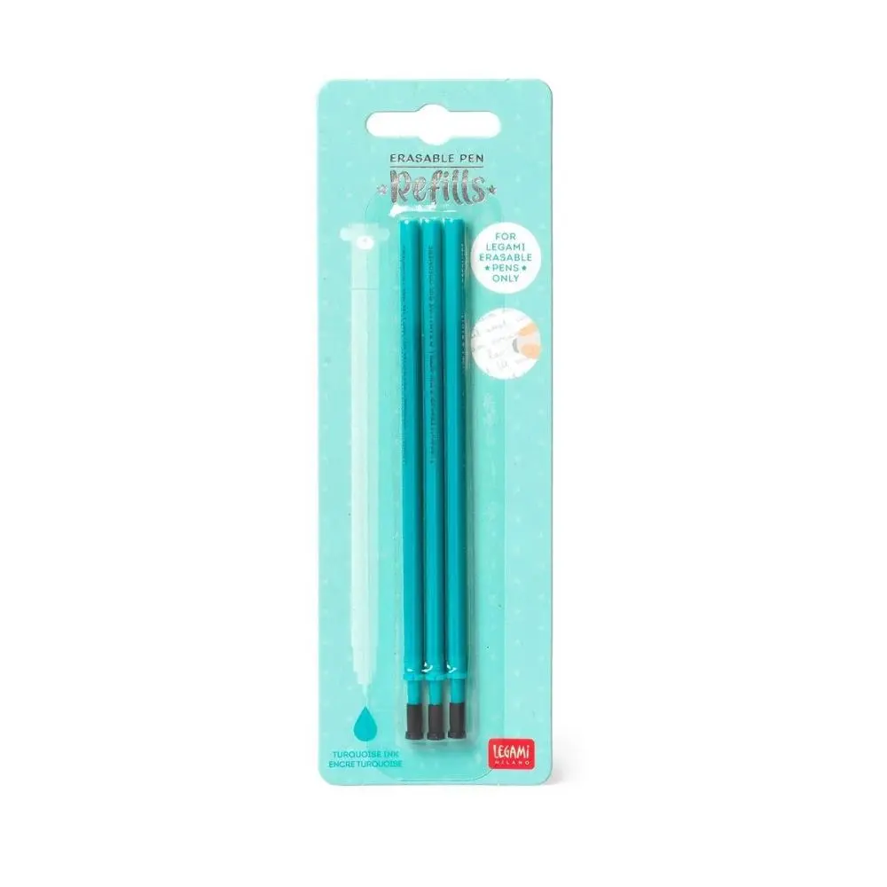 Recarga Turquesa para Caneta de Gel Apagável (3 unids)  - Legami