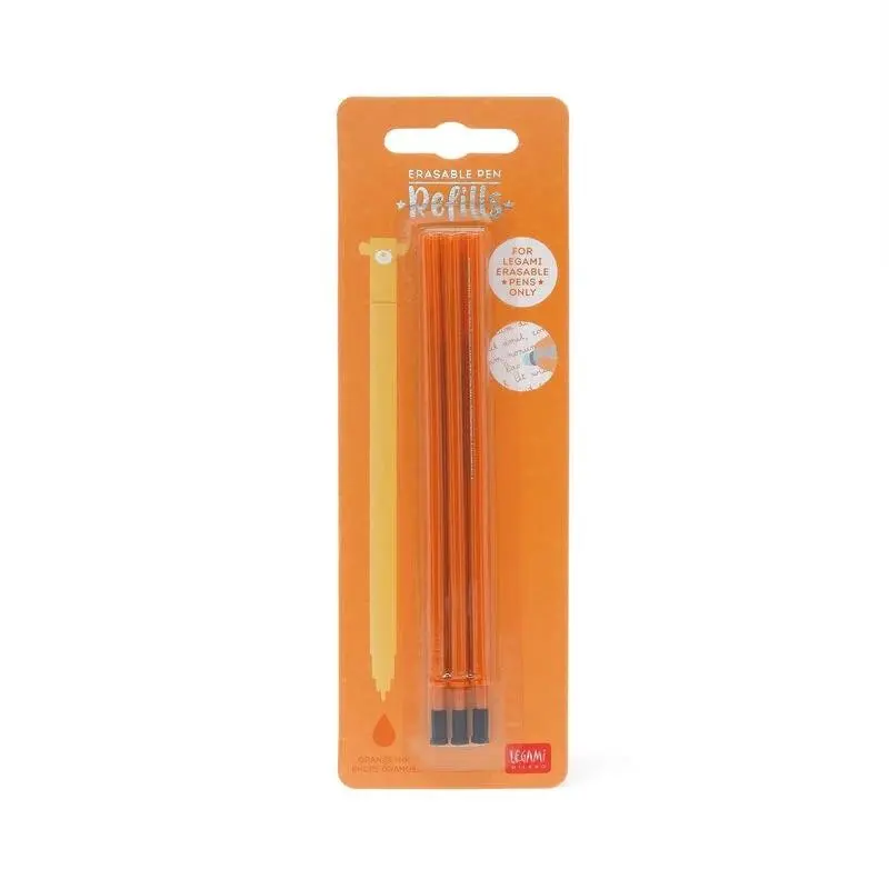 Recarga Laranja para Caneta de Gel Apagável (3 unids)  - Legami