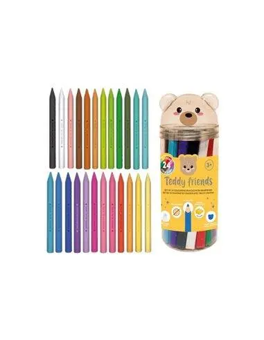 Legami - Set de 24 Lápis de Cores C/ Afiadeira