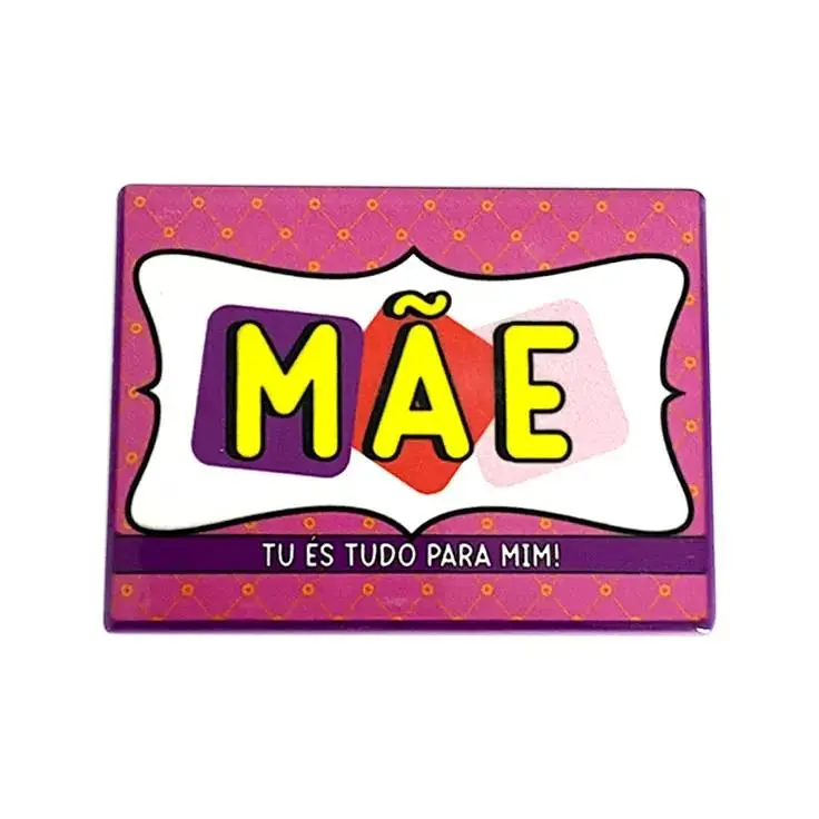 Íman de Cerâmica Retangular "És Tudo Para Mim" - Mãe