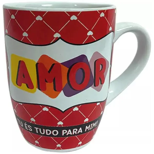 Caneca Oval "Amor tu és tudo para mim"