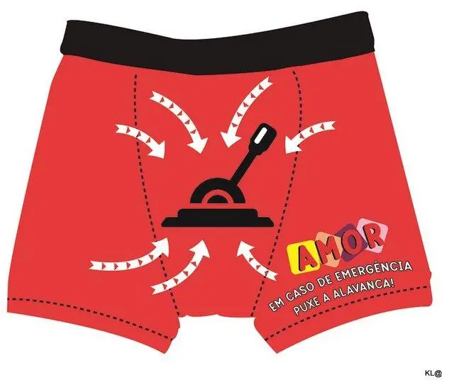 Boxers Vermelhos "Alavanca" (M)
