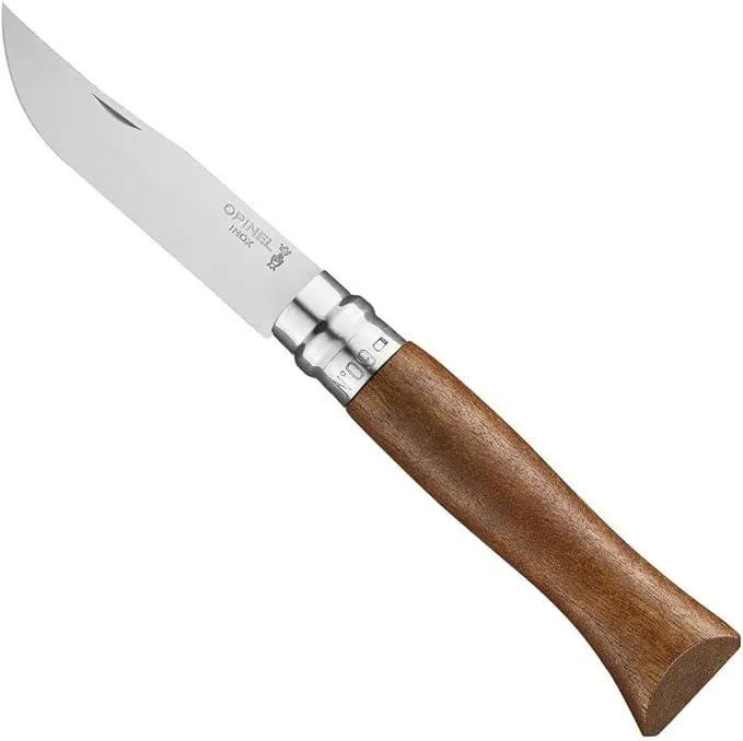 Navalha Bolso OPINEL Inox nº 9 Nogueira