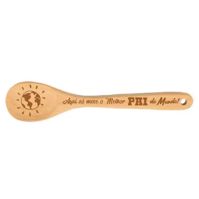 Colher de Pau "Aqui só Mexe o Melhor Pai do Mundo!" - Pai