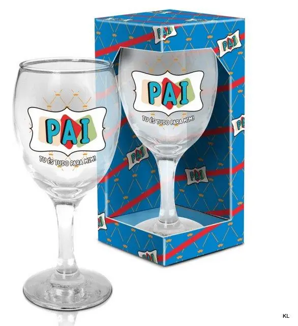 Copo de Vinho "Pai Tu és Tudo para Mim"- Pai