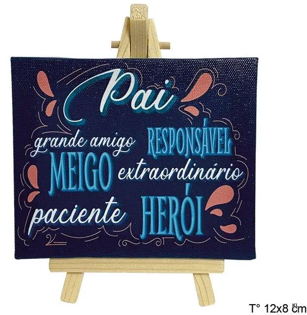 Cavalete Azul "Herói" - Pai