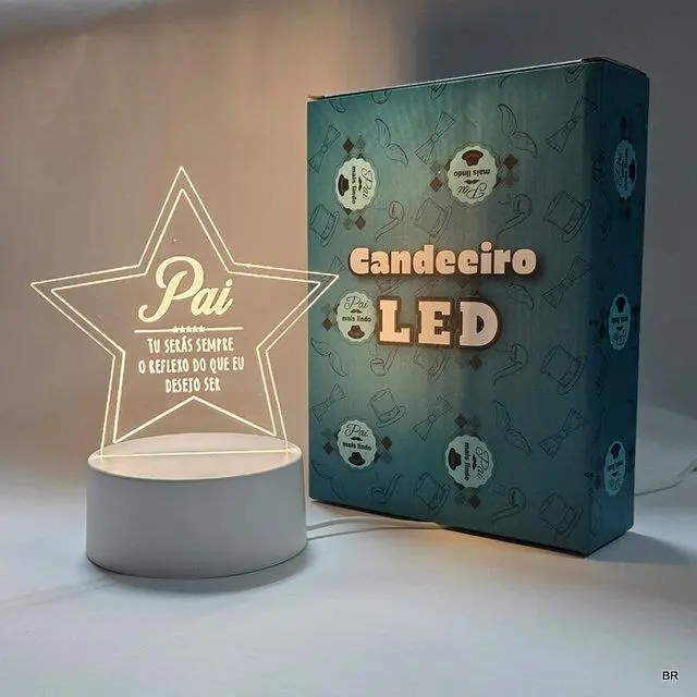 Candeeiro LED Estrela - Pai