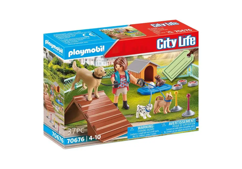 Set Gift Treinadora de Cães - City Life - Playmobil