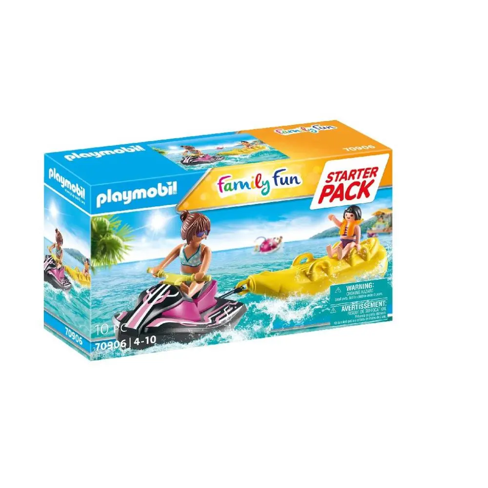 Starter Pack Moto de Água com Barco Banana (10 pcs) - Family Fun - Playmobil