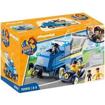 Veículo de Emergência da Polícia (35 pcs) - Duck on Call - Playmobil