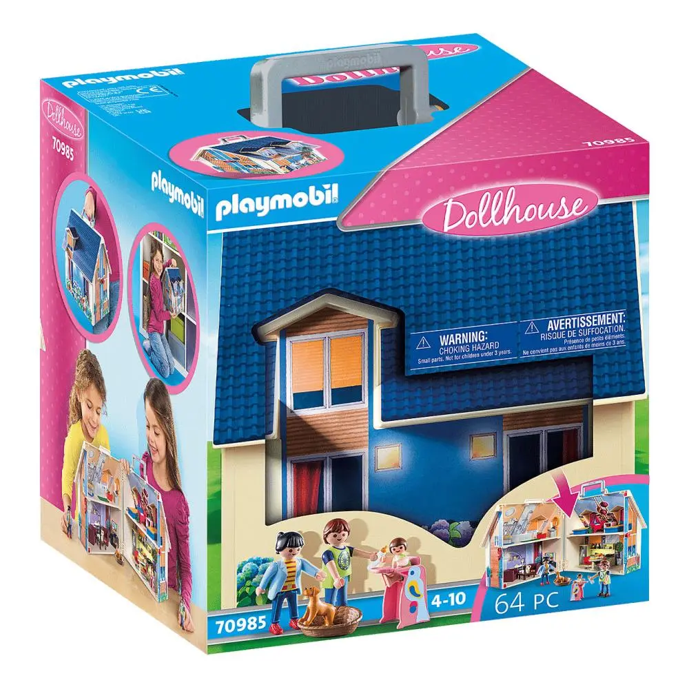 Casa de Bonecas Em Mala (64 pcs) - Dollhouse - Playmobil