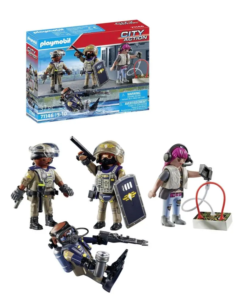 Figuras Forças Especiais (37 pcs) - City Action - Playmobil