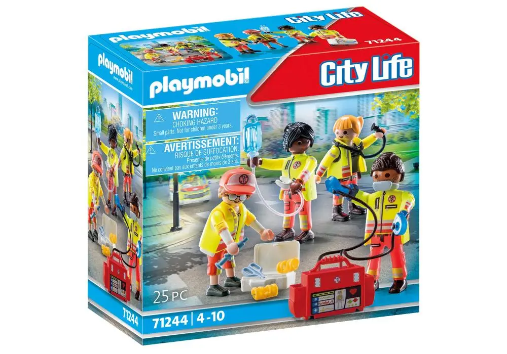 Equipa de Resgate (25 pcs) - City Life - Playmobil