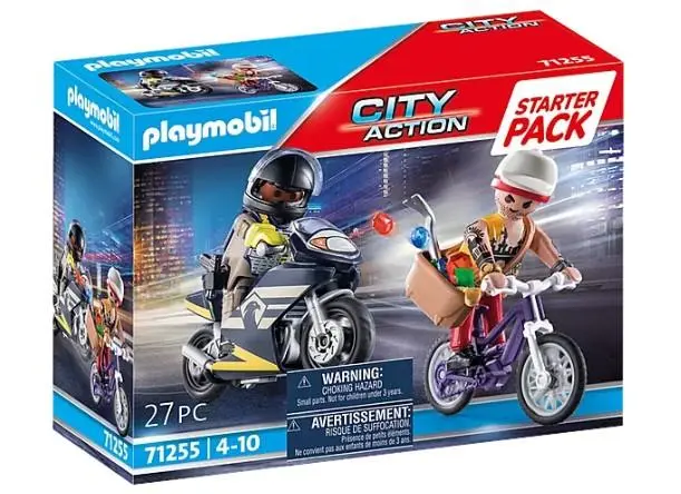 Forças Especiais e Ladrão Starter Pack (27 pcs) - City Life - Playmobil