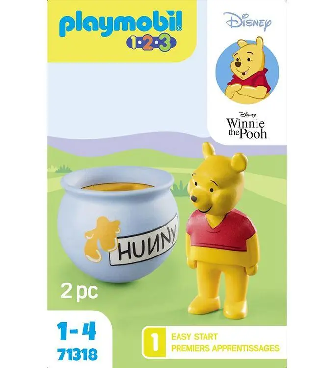 Pote de Mel do Winnie the Pooh (2 pcs) - 1.2.3 Disney - Playmobil
