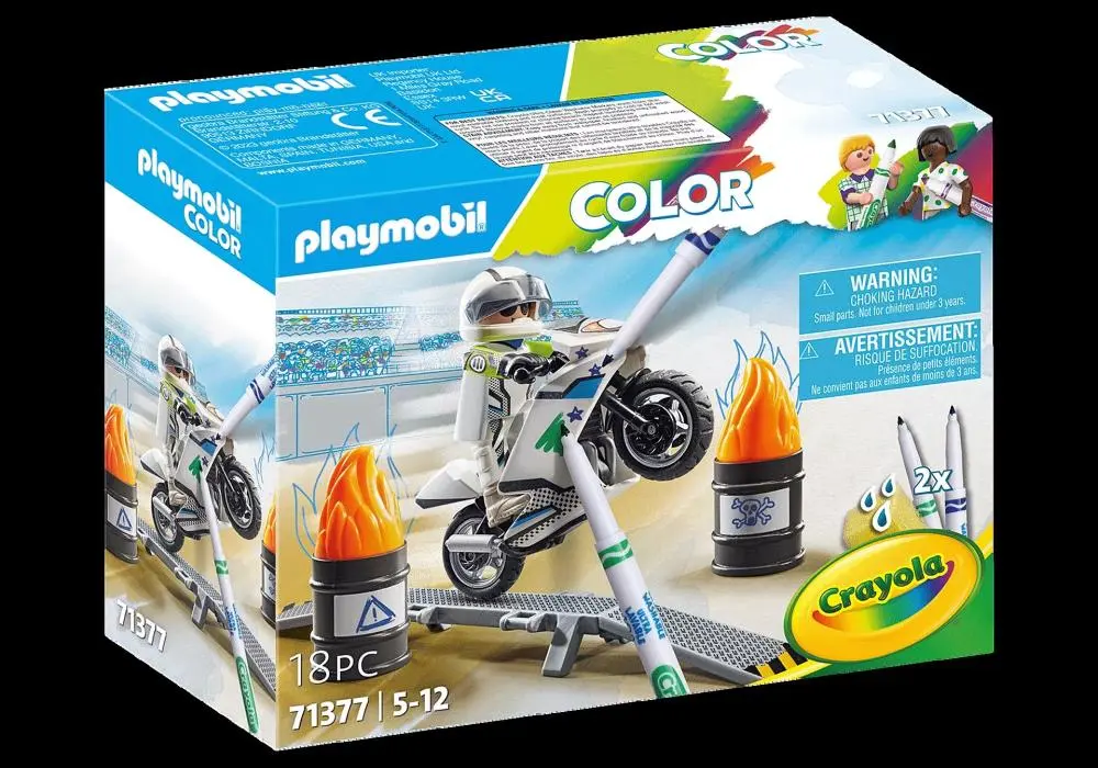 Mota com Marcadores Crayola (18 pcs) - Color - Playmobil