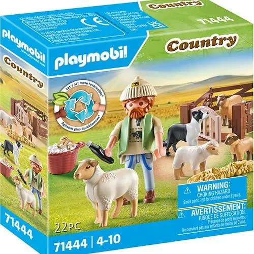 Pastor com Rebanho de Ovelhas (22 pcs) - Country - Playmobil
