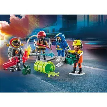My Figures: Bombeiros (70 pcs) - Action Heroes - Playmobil