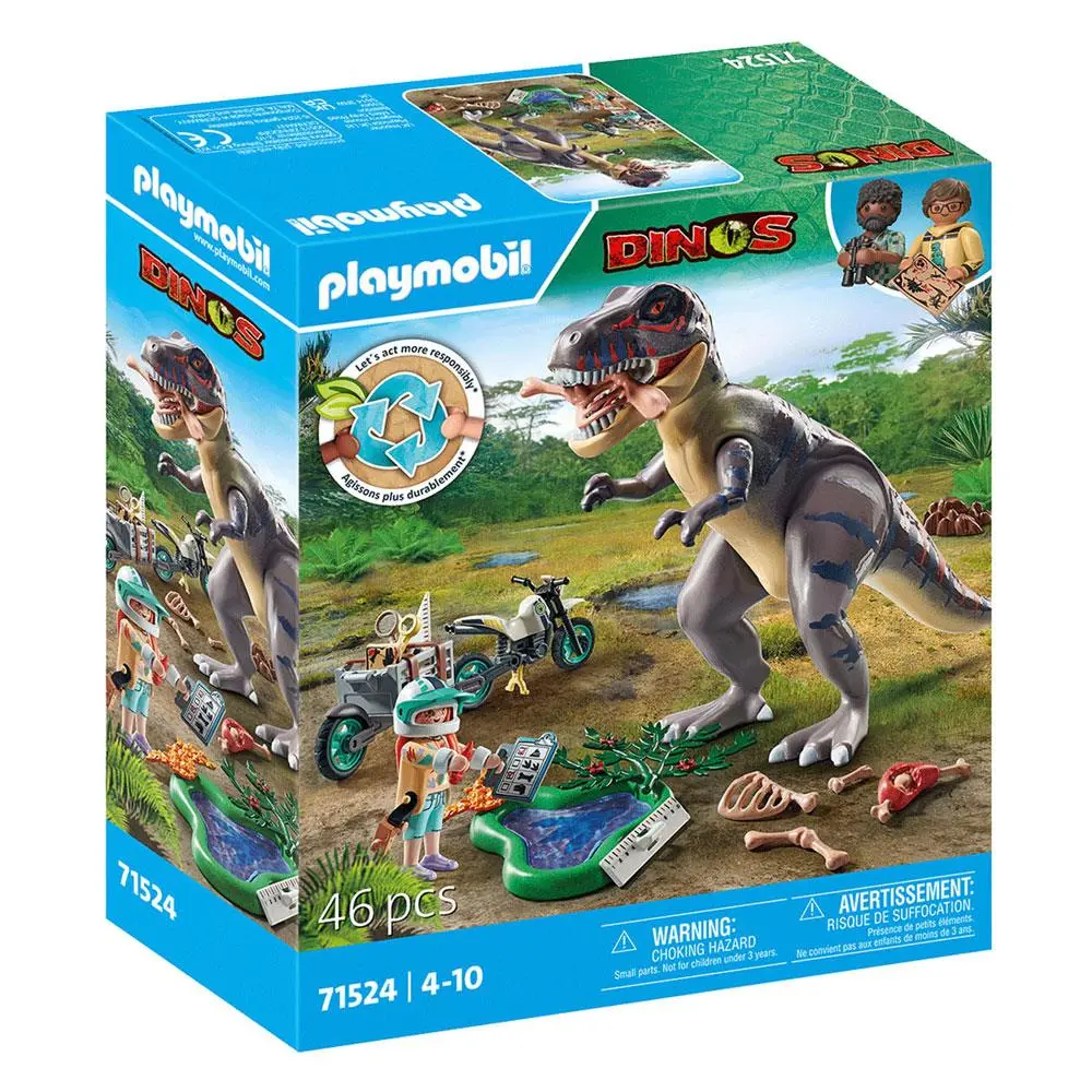 T-Rex e Explorador (46 pcs) - Dino - Playmobil