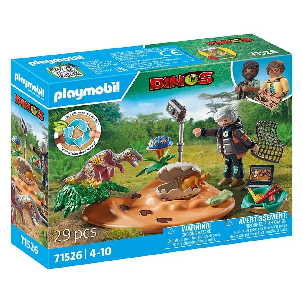 Ninho de Estegossauro com Ladrão de Ovos (29 pcs) - Dino - Playmobil