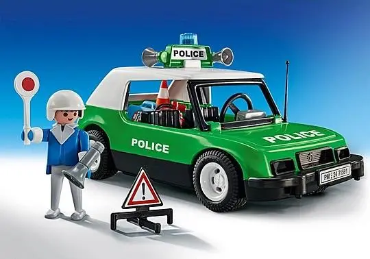 Carro Polícia Clássico (23 pcs)- Playmobil