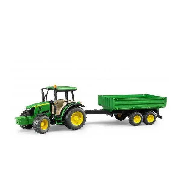 Trator John Deere 5115M With Tipping Trailer- Bruder