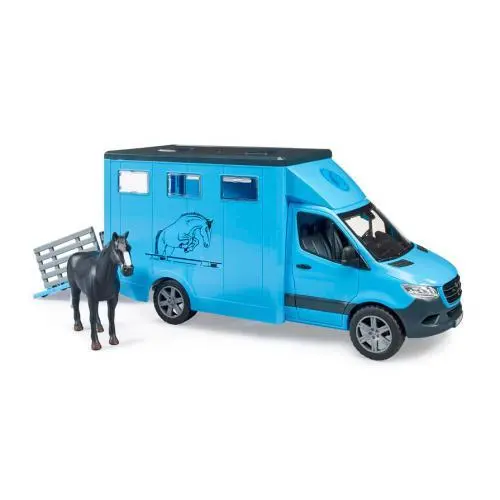 Transporte de Animais MB Sprinter com 1 Cavalo - Bruder