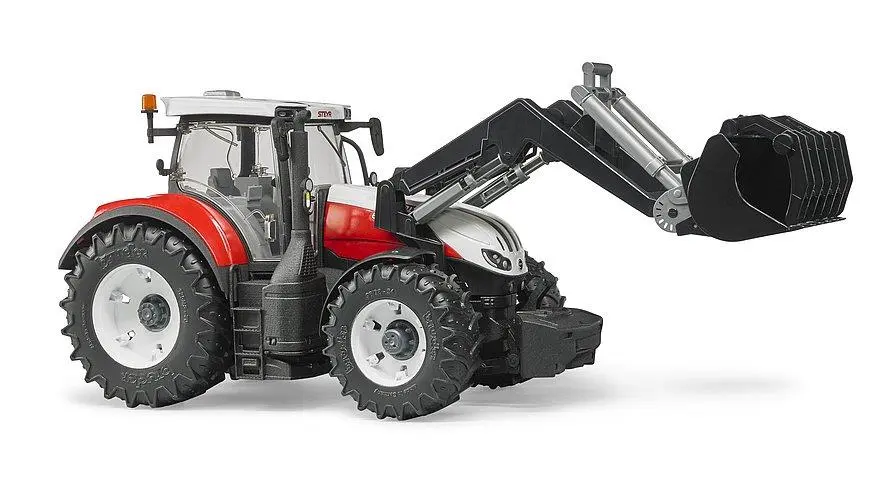 Steyr 6300 Terrus CVT com Pá Carregadoira - Bruder