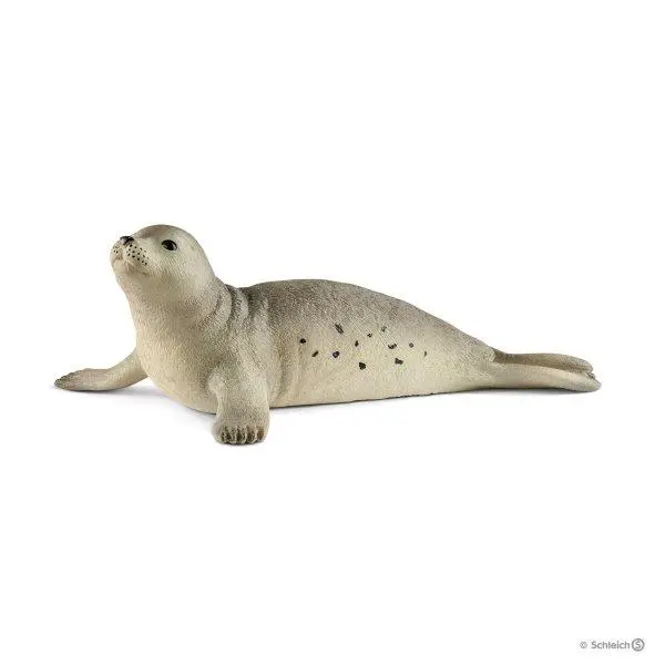 Foca Schleich Cinzenta Adulta