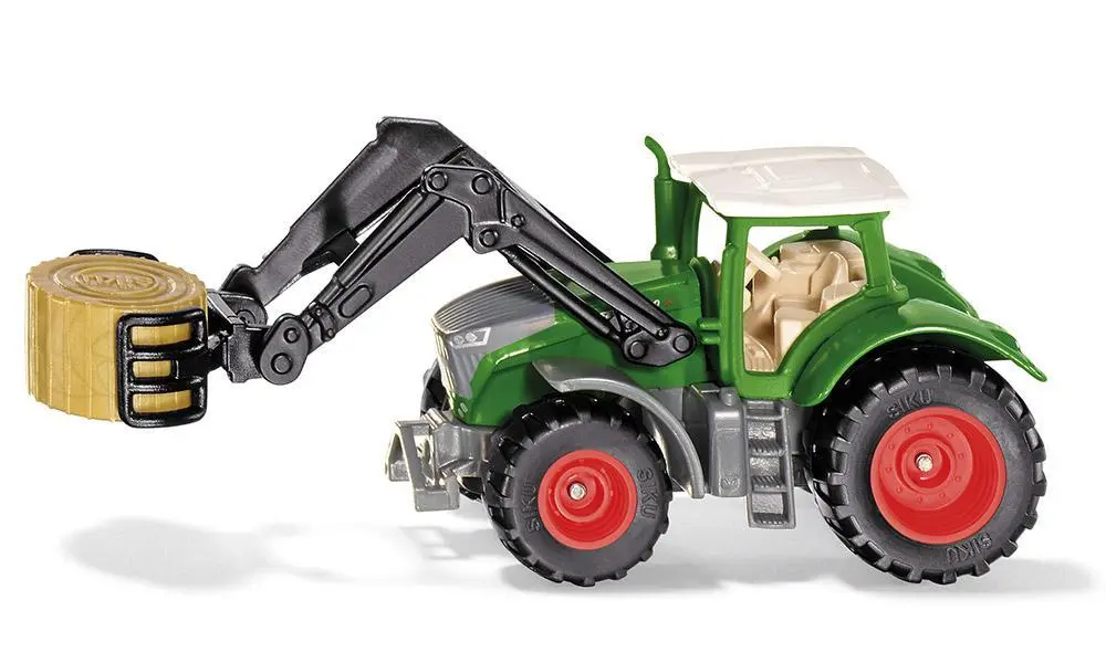 Trator Fendt com Pinça para Feno - Siku
