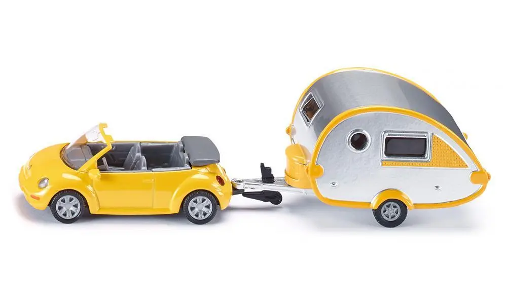 Car With Caravan - Siku