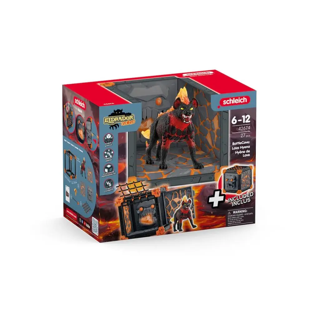 BattleCave: Hiena de Lava - Eldrador - Schleich