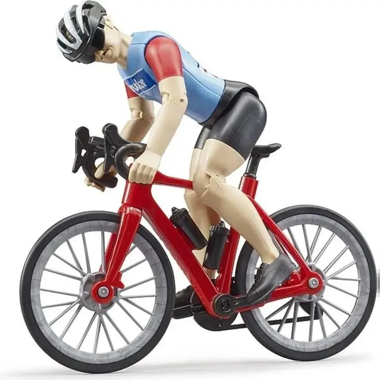 Bicicleta de Estrada com Ciclista - Bruder