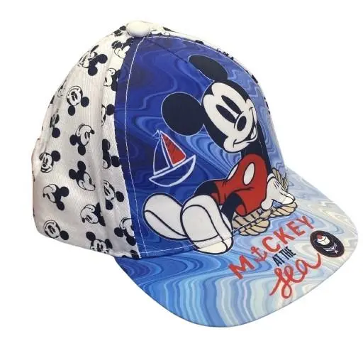 Boné Branco "Mickey at The Sea" (48) - Mickey