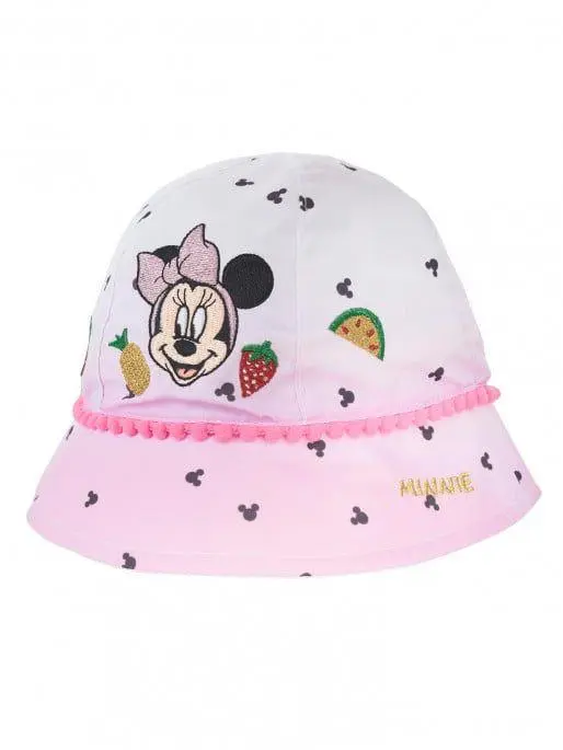 Panamá Rosa e Branco com Frutas (50) - Minnie
