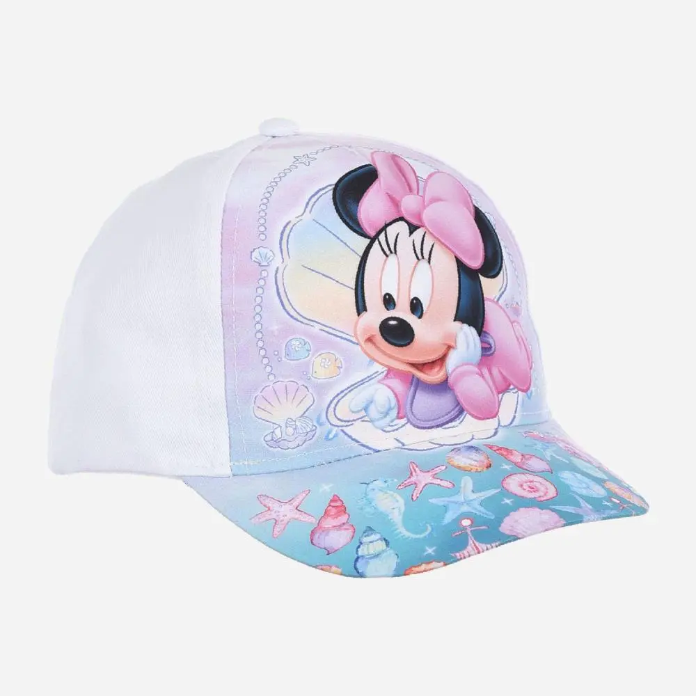 Boné Branco Minnie Bebé com Conchas (48) - Minnie
