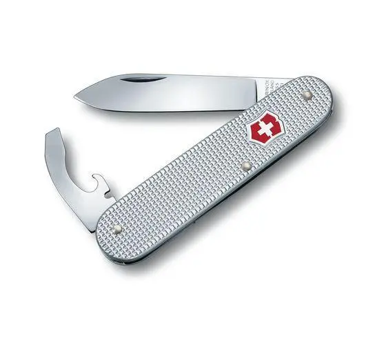 Canivete Bantam Alox Multiusos 84mm Prateado c/ Relevo de Grelha - Victorinox