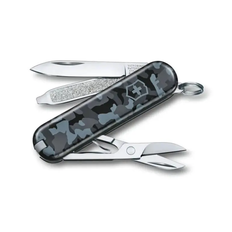 Navalha Classic 58mm Camuflaje Marinho - Victorinox