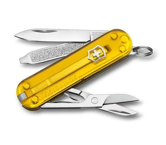 Navalha Classic SD Amarelo Transparente Tuscan Sun - Victorinox