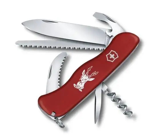 Canivete Hunter 111mm 12 Usos Vermelho Veado - Victorinox
