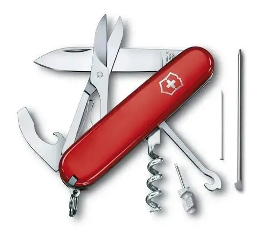 Canivete Compact 91mm 15 Usos Vermelho - Victorinox