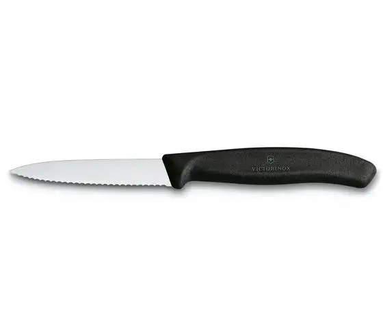 Faca de Legumes Swiss Classic c/ Serra (Preto) - Victorinox
