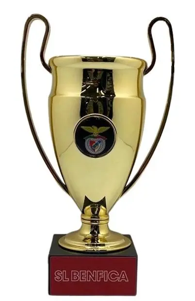 Taça Dourada 20cm c/ Emblema SLB - SLB