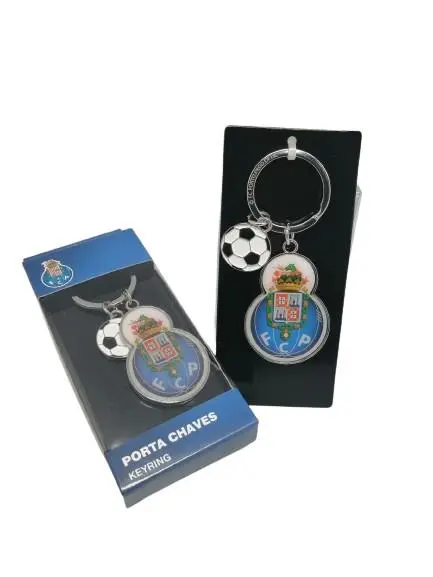 Porta-Chaves Logotipo + Bola - FC Porto