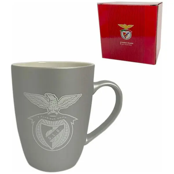 Caneca Veludo Prateada - SLB