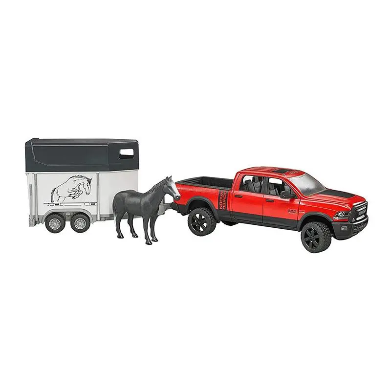 Carrinha RAM com Atrelado e Cavalo - Bruder