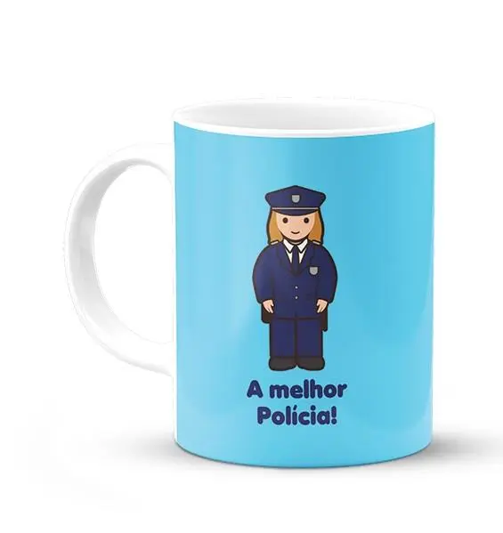 Caneca A Melhor Polícia Little Drops of Water